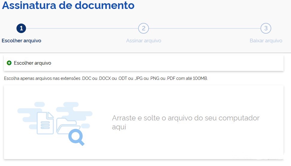 assinatura digital gov.br como usar
