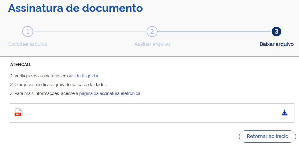 passo a passo assinatura digital gov.br